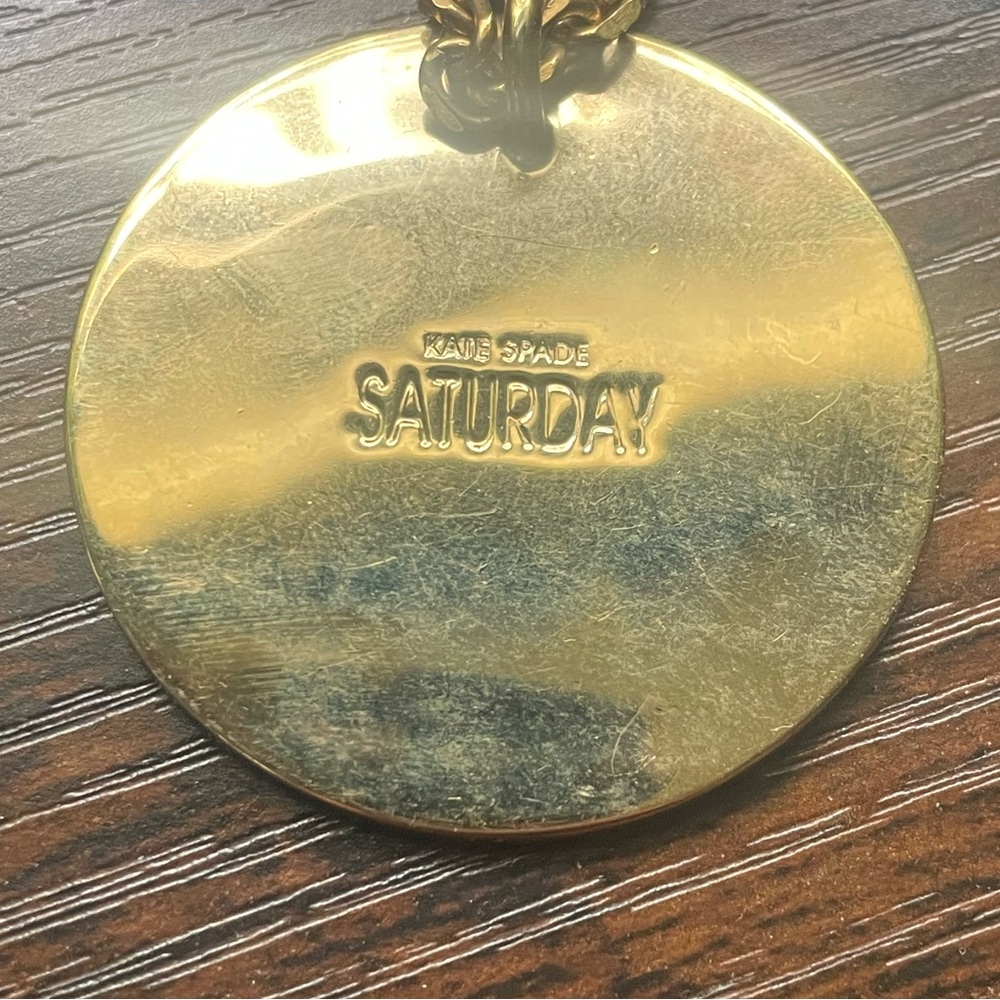 Kate Spade “Saturday” K Pendant Necklace GUC - Picture 4 of 6